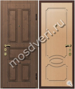 Утепленная дверь с терморазрывом в квартиру МДФ - купить от производителя Мосдвери Утепленная дверь с терморазрывом в квартиру МДФ